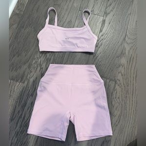 Set active biker short set